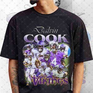 Vintage 90s Dalvin Cook Bootleg Rap Tee, Retro Dalvin Cook Football Shirt
